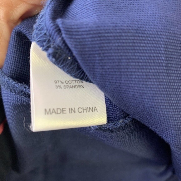 SINCLAIRE 10 NWT $98 Navy Blue Bermuda Stretch Shorts Sz 6 Beach Coastal Preppy - Picture 9 of 9